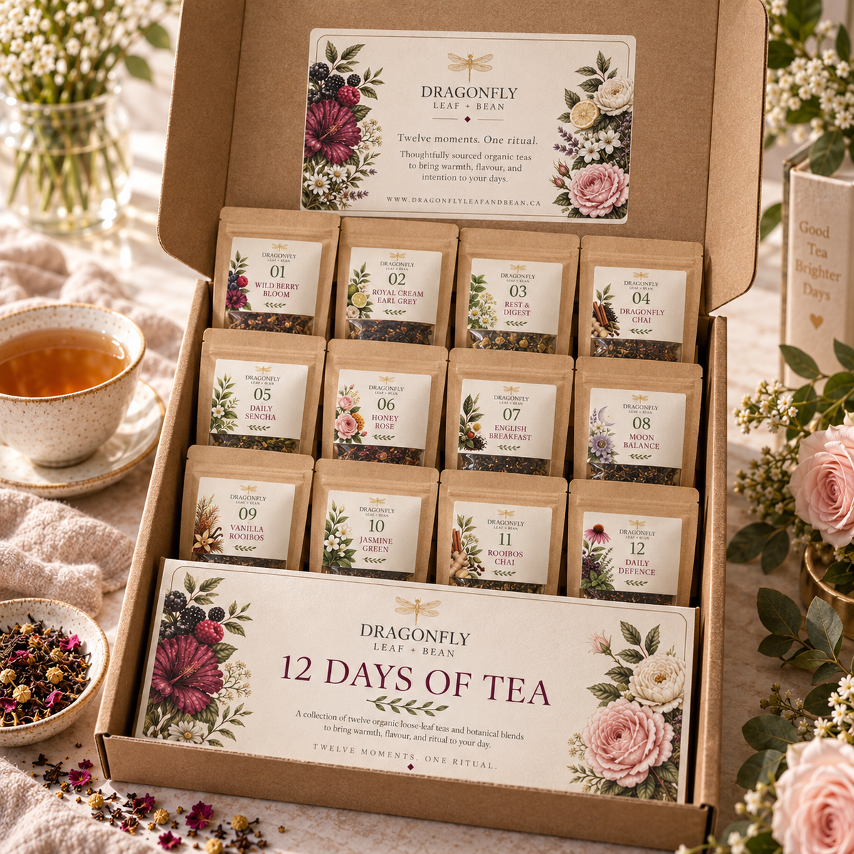 12 Days of Tea - Loose-Leaf Tea Advent Calendar