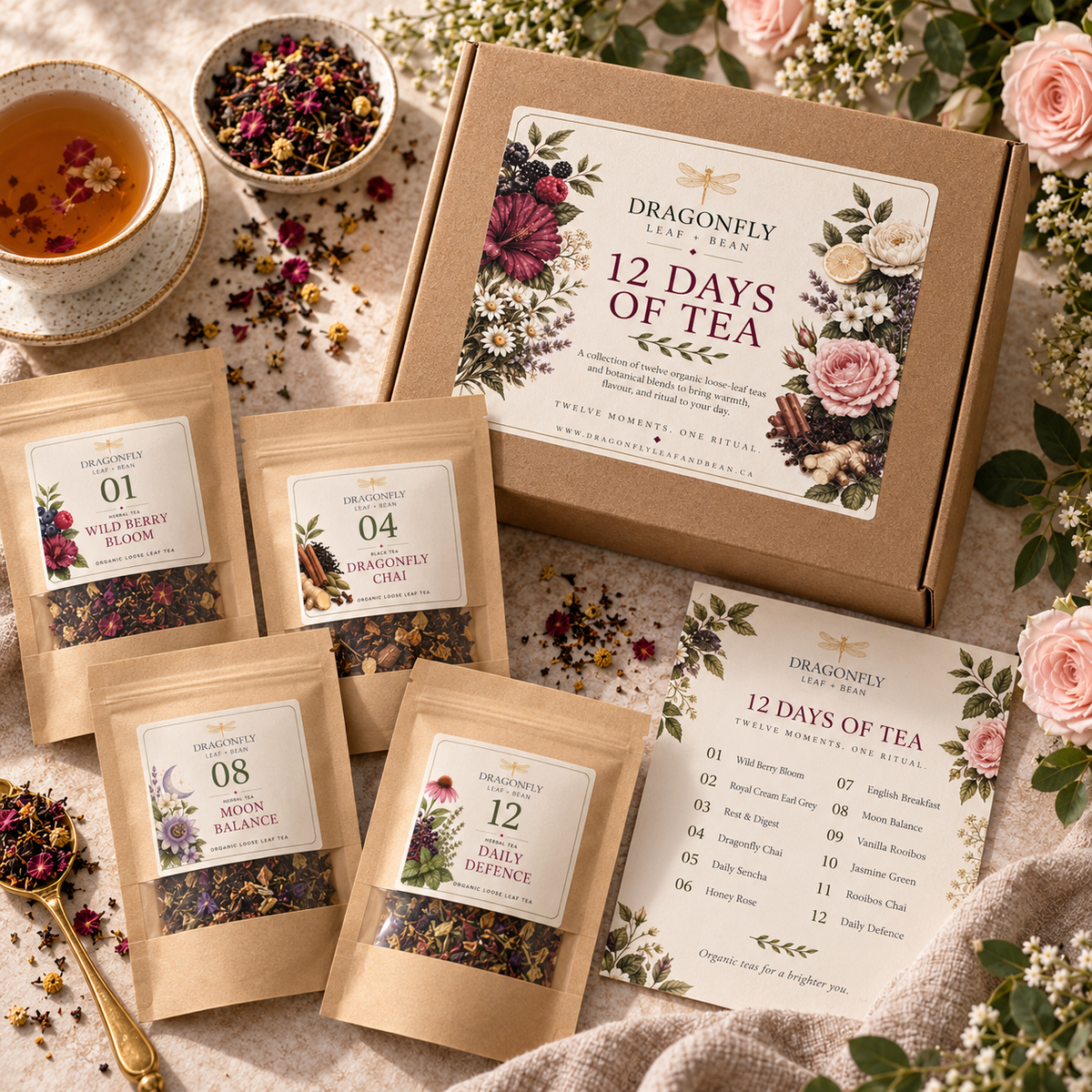 12 Days of Tea - Loose-Leaf Tea Advent Calendar