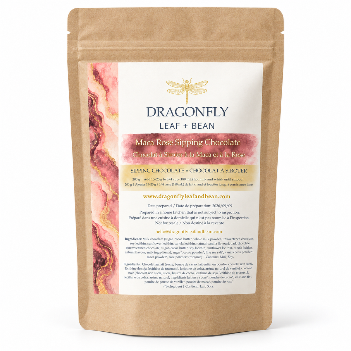 Maca Rose Sipping Chocolate (200 g)