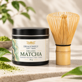 Matcha Essentials Set – Organic Matcha + Whisk