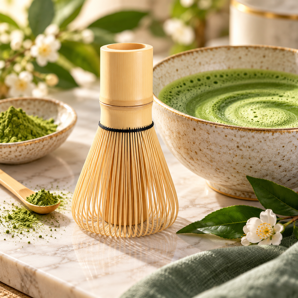 Matcha Essentials Set – Organic Matcha + Whisk