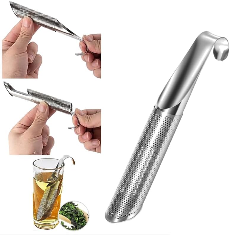 Stainless Steel Loose Leaf Tea Infuser with Hook