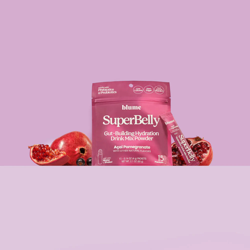 Blume SuperBelly Açai Pomegranate Gut Support Hydration Powder