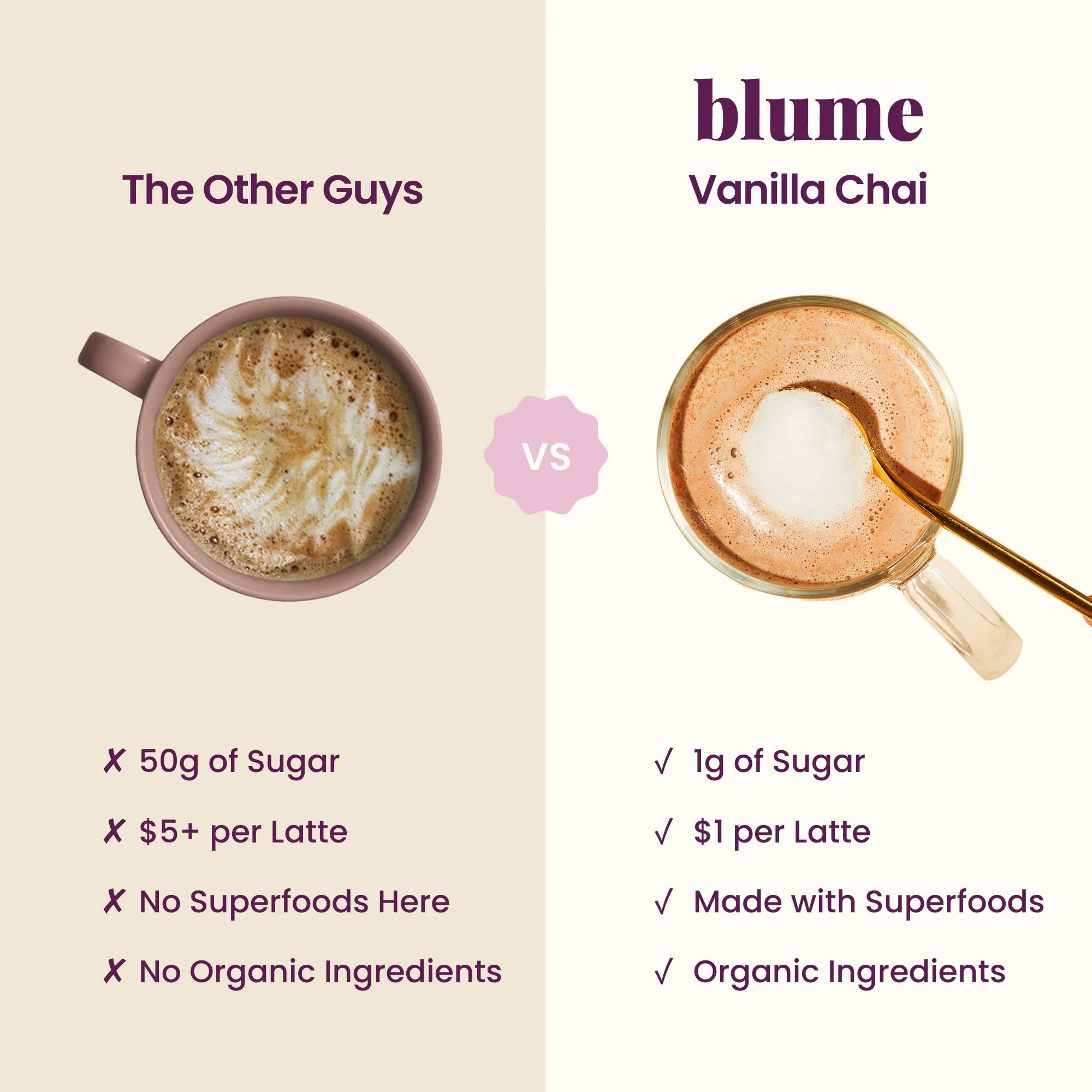 Blume Vanilla Chai Superfood Latte Blend